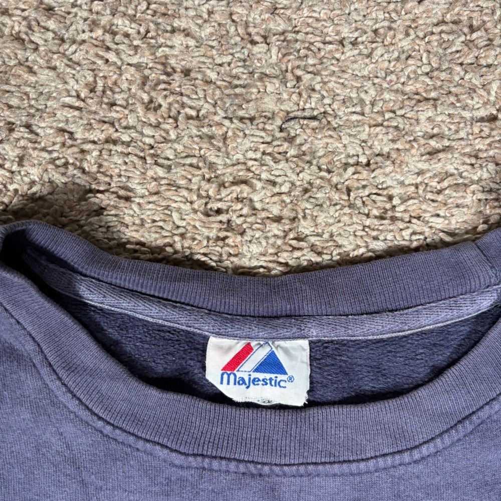 Vintage Majestic Notre‎ Dame Fighting Irish NCAA Collegiate Sweatshirt Y2K - Picture 3 of 9